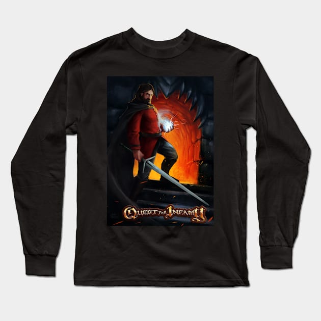 Quest for Infamy - Magic & Flame Long Sleeve T-Shirt by Infamous_Quests